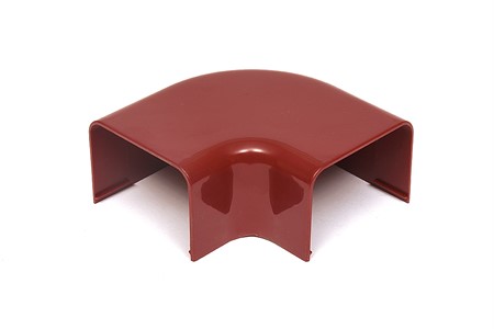 Plain angle 90 for duct KD-8-R, red